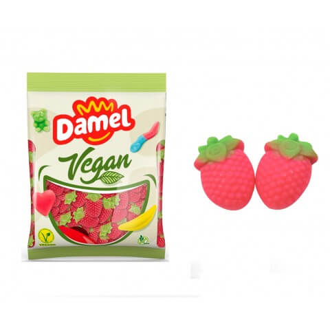 vegan-wild-strawberry-1kg Damel Candy Wholesale Gummies - Image 2